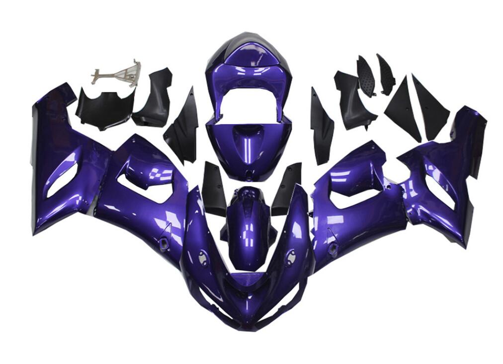 NT Fairing Fit for Kawasaki 2005-2006 ZX-6R N058- Purple | ABS Injection