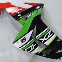 NT Aftermarket Injection ABS Plastic Fairing Fit for ZX10R 2006-2007 Green Black Red N048