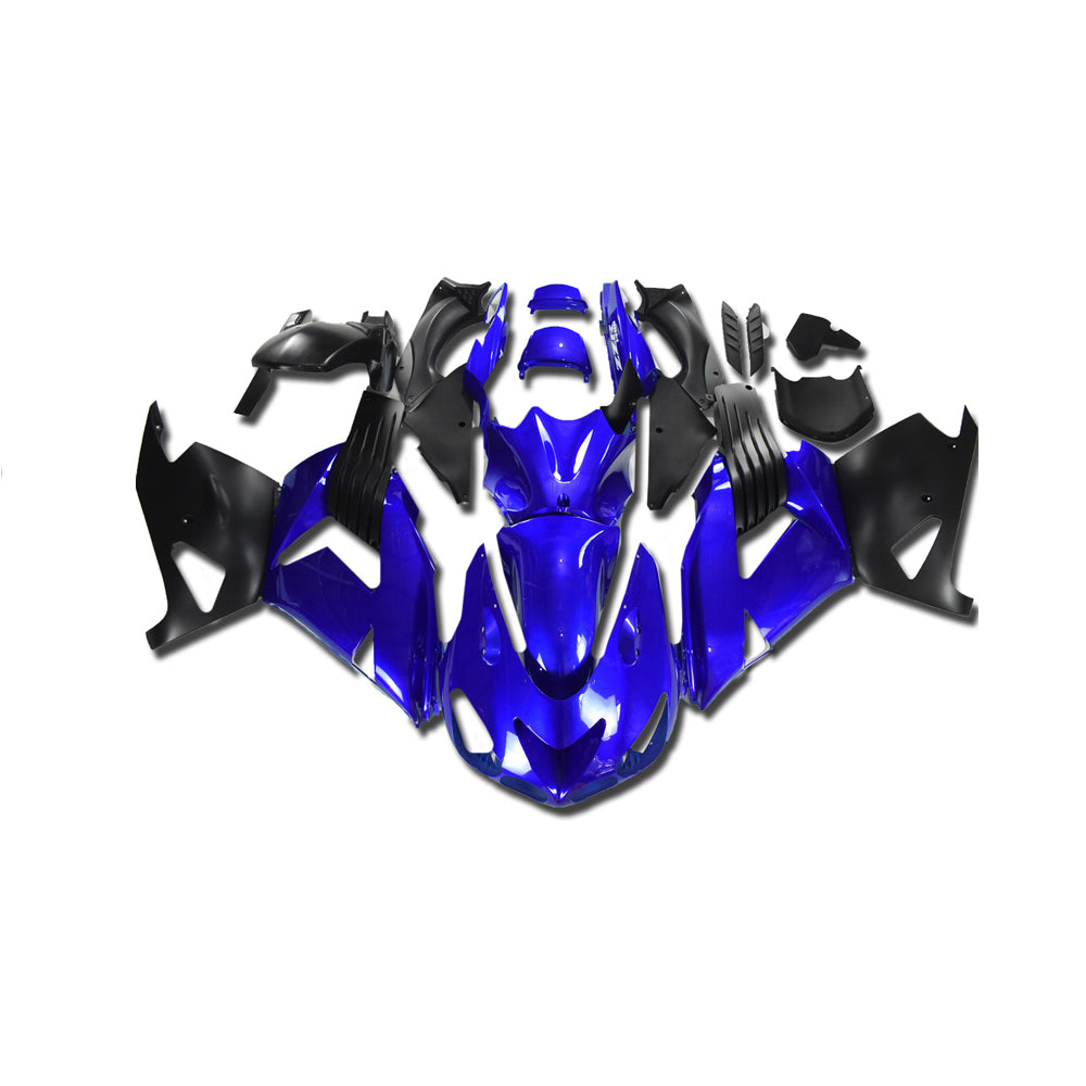 NT Fairing Fit for Kawasaki 2006-2011 ZX-14R N038- Blue Black | ABS Injection