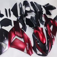 NT Aftermarket Injection ABS Plastic Fairing Fit for ZX14R 2006-2011 Red Black N063