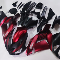 NT Aftermarket Injection ABS Plastic Fairing Fit for ZX14R 2006-2011 Red Black N063