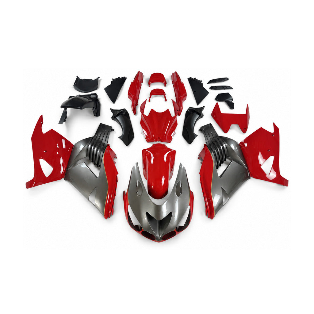 NT Fairing Fit for Kawasaki 2006-2011 ZX-14R N072- Red Black | ABS Injection - 1
