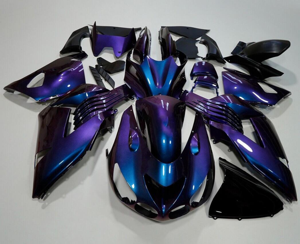 NT Fairing Fit for Kawasaki 2006-2011 ZX-14R N054- Chameleon | ABS Injection