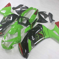 NT Injection Plastic Fairing Fit for  Ninja 650R 2006-2008 ER6F Green Black N018
