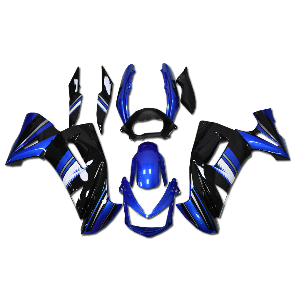 NT Fairing Fit for Kawasaki 2006-2008 EX650R N017- Er 6f Blue Black White | ABS Injection