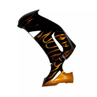 NT ABS Plastic Fairing Fit for  Ninja 650R 2006-2008 ER6F Bodywork Black Gold Flame N019