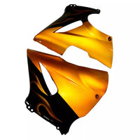 NT ABS Plastic Fairing Fit for  Ninja 650R 2006-2008 ER6F Bodywork Black Gold Flame N019