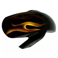 NT ABS Plastic Fairing Fit for  Ninja 650R 2006-2008 ER6F Bodywork Black Gold Flame N019