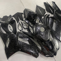 NT Aftermarket Injection ABS Plastic Fairing Fit for ZX6R 636 2007-2008 With Full Tank Cover Forged Carbon Fiber Look U02