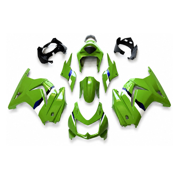 NT Fairing Fit for Kawasaki 2008-2012 EX250 T089- Green | ABS Injection
