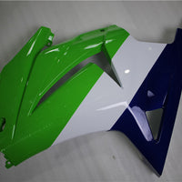 NT Fit for  2008-2012 EX250 250R Plastic New Injection Fairing Green White Blue T080