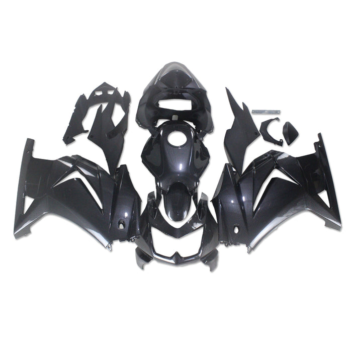 NT Aftermarket Injection ABS Plastic Fairing Fit for EX250 2008-2012 Carbon Fiber Look S01