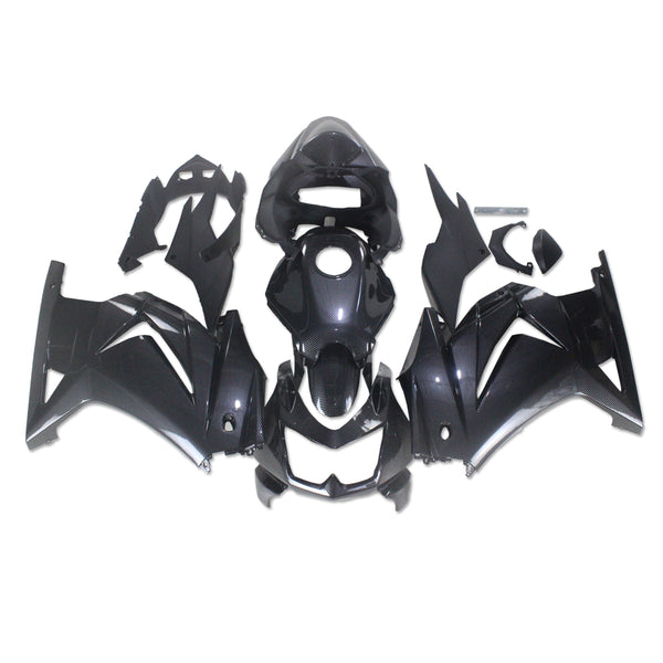 NT Aftermarket Injection ABS Plastic Fairing Fit for EX250 2008-2012 Carbon Fiber Look S01