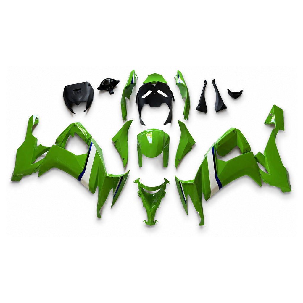 NT Fairing Fit for Kawasaki 2008-2010 ZX-10R N088- Green Black | ABS Injection - 1