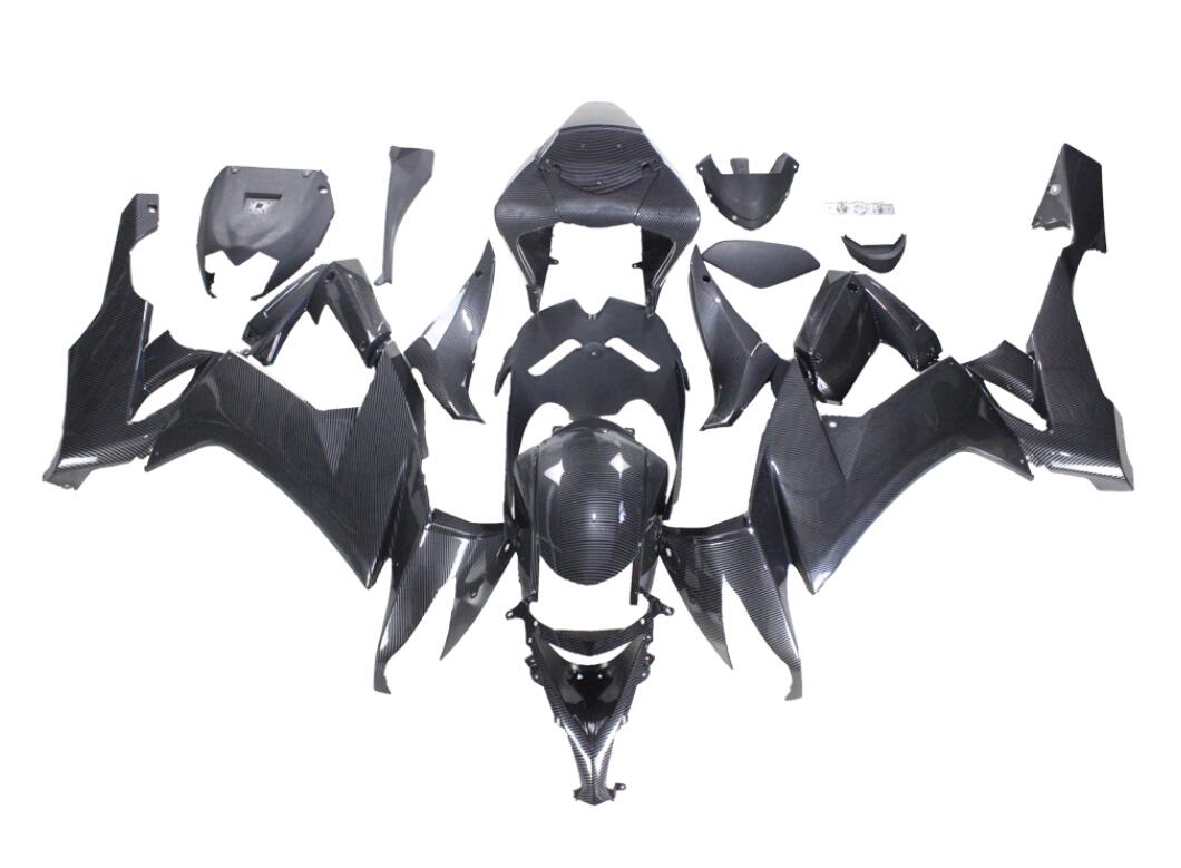 NT Fairing Fit for Kawasaki 2008-2010 ZX-10R S01- Carbon Fiber Look | ABS Injection, US Stock