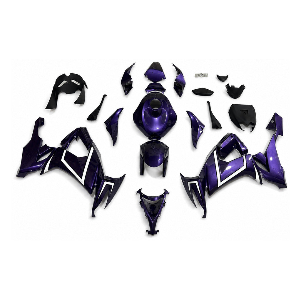 NT Fairing Fit for Kawasaki 2008-2010 ZX-10R N086- Purple Blue Black | ABS Injection - 1