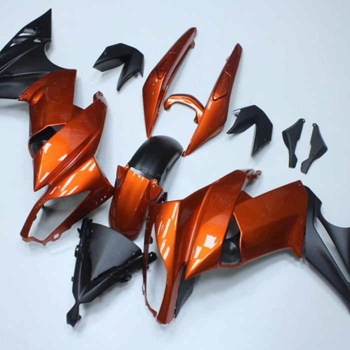 NT Injection Plastic Fairing Kit Fit for  Ninja 650R 2009-2011 ER6F Orange N004