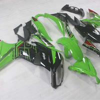 NT Aftermarket ABS Plastic Fairing Fit for EX650R 2009-2011 Green Black N017