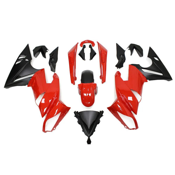 NT Aftermarket ABS Plastic Fairing Fit for EX650R 2009-2011 Red Black N021