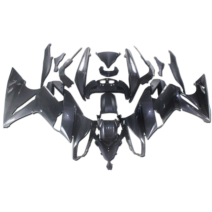 NT Aftermarket ABS Plastic Fairing Fit for EX650R 2009-2011 Carbon Fiber Look S01