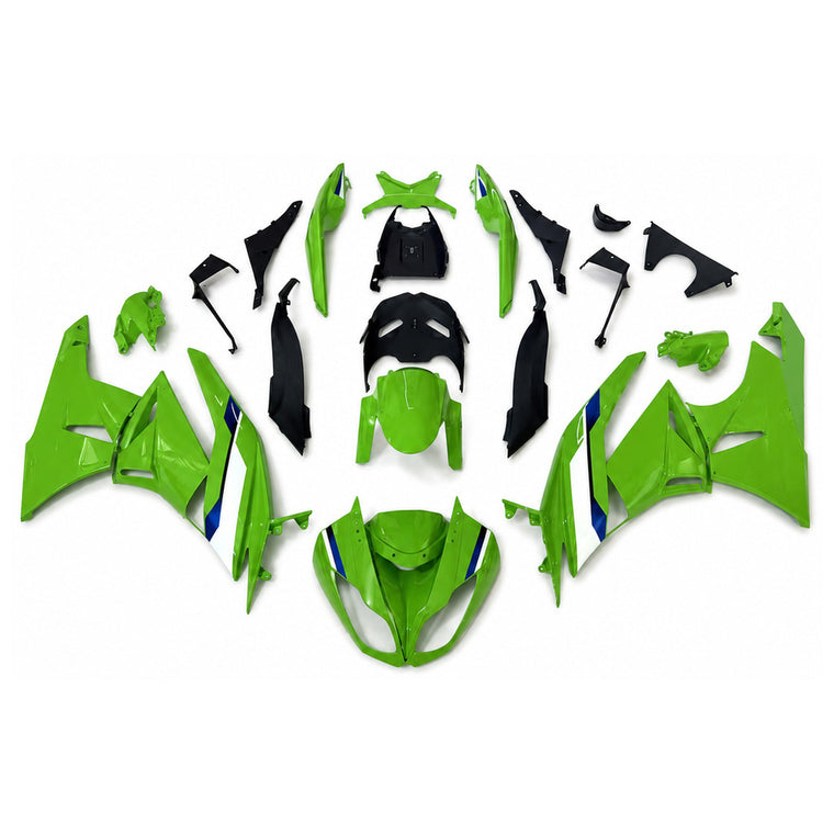NT Fairing Fit for Kawasaki 2009-2012 ZX-6R N101- Green Black | ABS Injection