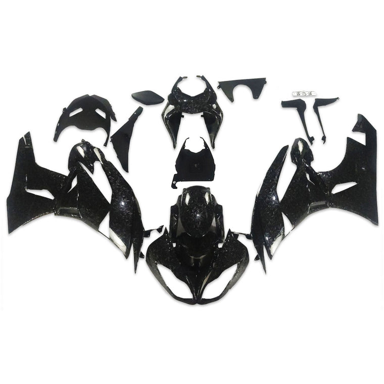 NT Fairing Fit for Kawasaki 2009-2012 ZX-6R S02- Forged Carbon Fiber Look | ABS Injection