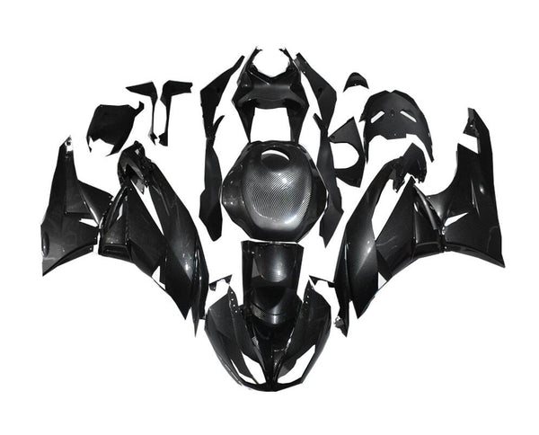 US STOCK NT Aftermarket Injection ABS Plastic Fairing Fit for ZX6R 636 2009-2012 Carbon Fiber Look S01 Available in CA