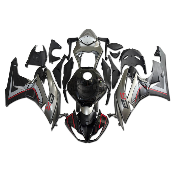 NT Injection Plastic Fairing Fit for  2009-2012 ZX6R Gray Black U083