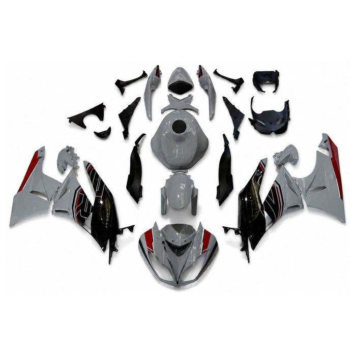 NT Aftermarket Injection ABS Plastic Fairing Fit for KAWASAKI Ninja ZX6R 636 2009-2012 Nardo Gray Black N093