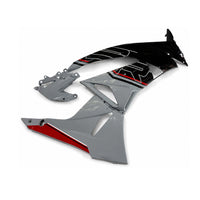 NT Aftermarket Injection ABS Plastic Fairing Fit for KAWASAKI Ninja ZX6R 636 2009-2012 Nardo Gray Black N093
