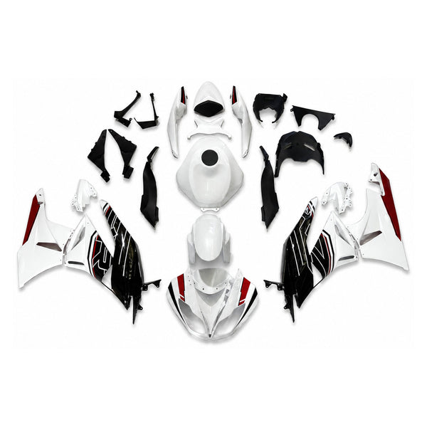 NT Aftermarket Injection ABS Plastic Fairing Fit for KAWASAKI Ninja ZX6R 636 2009-2012 White Black N094