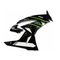 NT Aftermarket Injection ABS Plastic Fairing Fit for KAWASAKI Ninja ZX6R 636 2009-2012 Black With Green N095