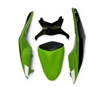 NT Aftermarket Injection ABS Plastic Fairing Fit for KAWASAKI Ninja ZX6R 636 2009-2012 Black With Green N095