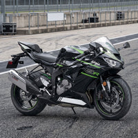 US STOCK NT Aftermarket Injection ABS Plastic Fairing Fit for KAWASAKI Ninja ZX6R 636 2009-2012 Black With Green N095 Available in CA