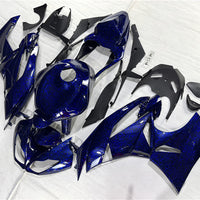 NT Aftermarket Injection ABS Plastic Fairing Fit for ZX6R 636 2009-2012 Blue Forged Carbon Fiber Look US04