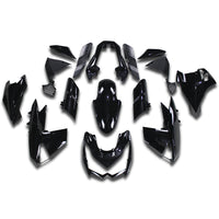 NT Aftermarket Injection ABS Plastic Fairing Fit for Z1000 2010-2013 Glossy Black N002