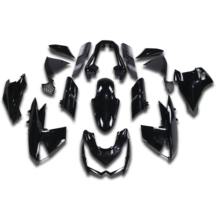 NT Aftermarket Injection ABS Plastic Fairing Fit for Z1000 2010-2013 Glossy Black N002