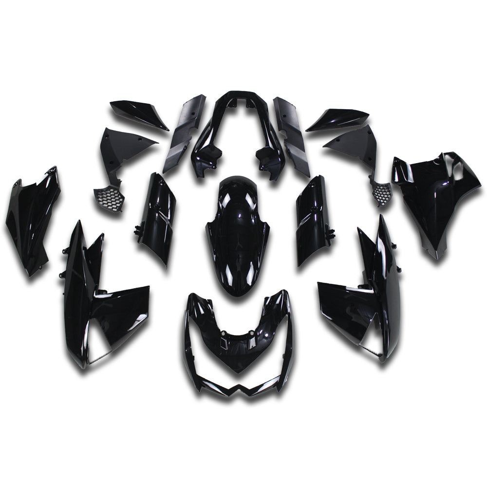 NT Fairing Fit for Kawasaki 2010-2013 Z1000 N002- Glossy Black | ABS Injection