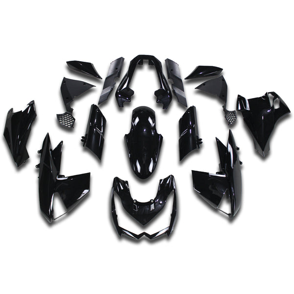 NT Aftermarket Injection ABS Plastic Fairing Fit for Z1000 2010-2013 Glossy Black N002