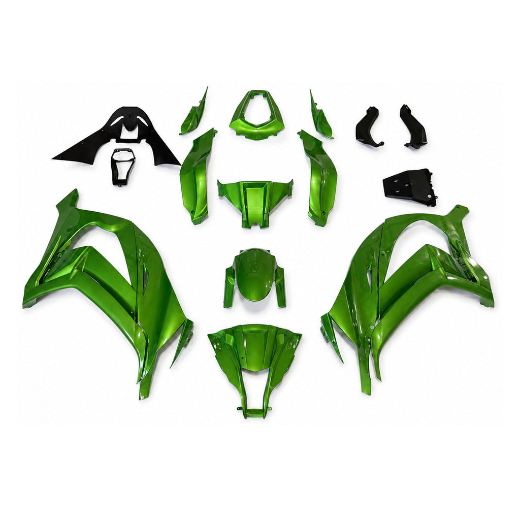 NT Fairing Fit for Kawasaki 2011-2015 ZX-10R N087- Green Black | ABS Injection - 1
