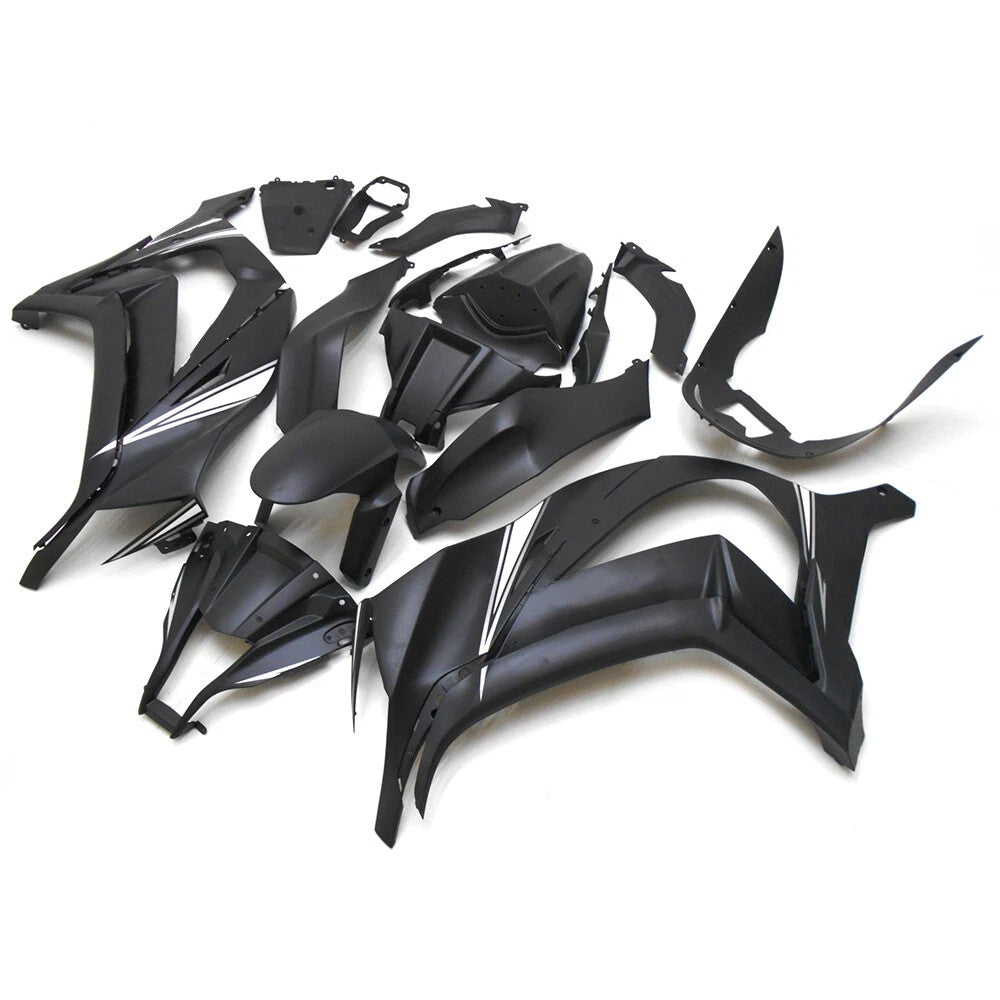 NT Fairing Fit for Kawasaki 2011-2015 ZX-10R N077- Black | ABS Injection