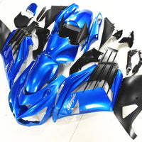 US STOCK NT Aftermarket Injection ABS Plastic Fairing Fit for ZX14R 2012-2024 Blue Black N008 Available in CA