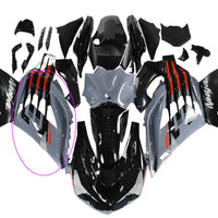 NT Aftermarket Injection Right Side Fairing Fit for ZX14R 2012-2024 Gray Black N017