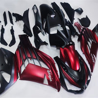 NT Aftermarket Injection ABS Plastic Fairing Fit for ZX14R 2012-20 Red Black N036