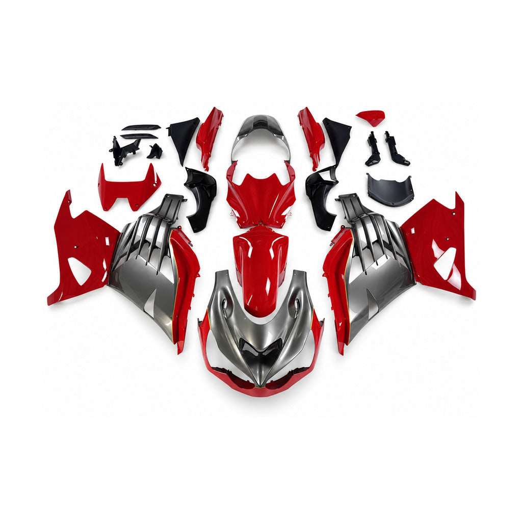 NT Fairing Fit for Kawasaki 2012-2026 ZX-14R N044- Red Black | ABS Injection - 1