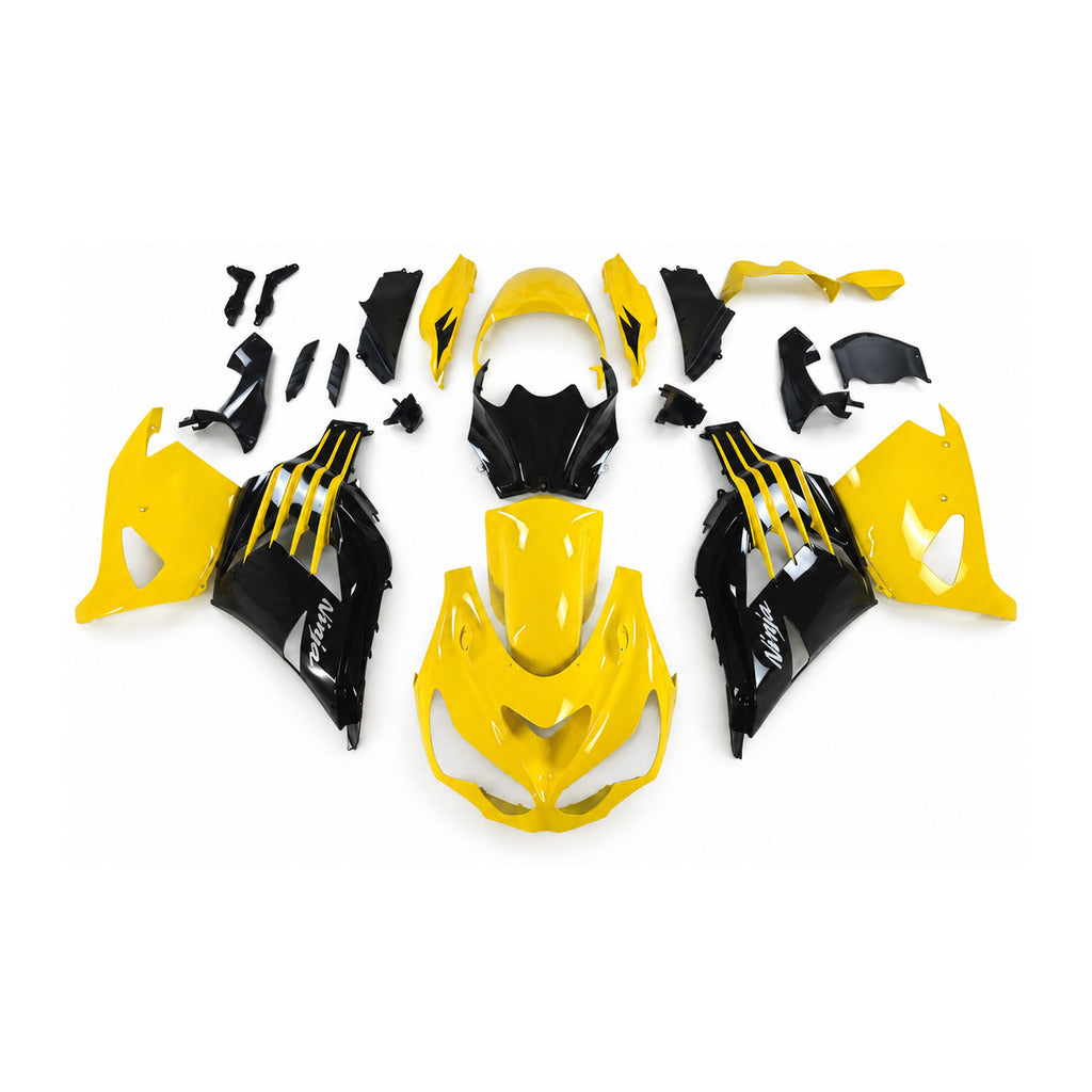 NT Fairing Fit for Kawasaki 2012-2026 ZX-14R N047- Gold Black | ABS Injection - 1