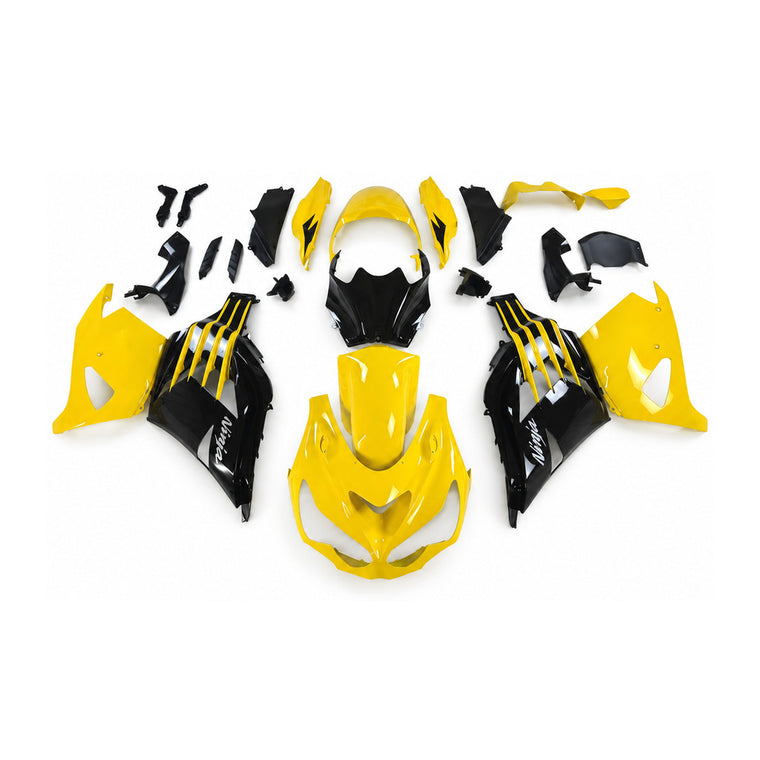 NT Fairing Fit for Kawasaki 2012-2026 ZX-14R N047- Gold Black | ABS Injection