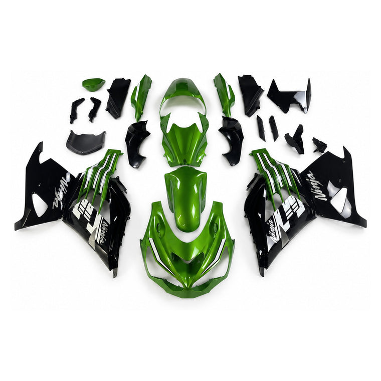 NT Fairing Fit for Kawasaki 2012-2026 ZX-14R N050- Green Black | ABS Injection