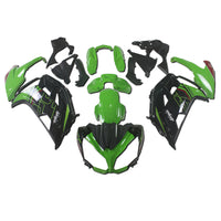 NT Injection Aftermarket ABS Plastic Fairing Fit for EX650R 2012-2016 Green Black N024