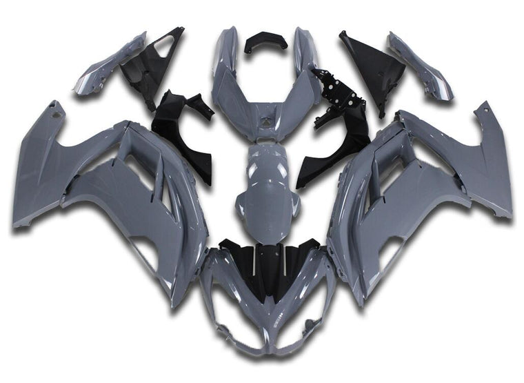US STOCK NT Injection Aftermarket ABS Plastic Fairing Fit for EX650R 2012-2016 Nardo Gray Available in CA